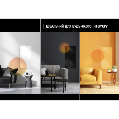 Металокерамічний обігрівач до 10 м2 Uden-500D 
