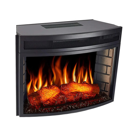 Електрокамін зі звуком декоративний ArtiFlame AF25 Panoramic чорний вбудований