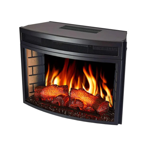 Електрокамін зі звуком декоративний ArtiFlame AF25 Panoramic чорний вбудований