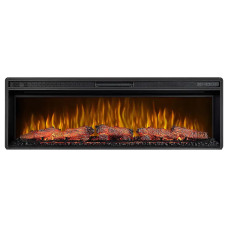 Електрокамін з обігрівом, звуком та пультом ДУ декоративний ArtiFlame AF50 Multicolor чорний вбудований