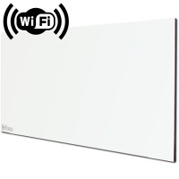 Обігрівач керамічний до 16 м2 Stinex PLC-T 500-1000/220 Wi-Fi білий (45 х 90 см) 1000 Вт з терморегулятором