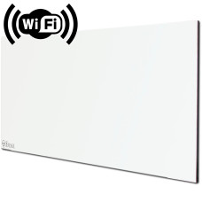 Обігрівач керамічний до 16 м2 Stinex PLC-T 500-1000/220 Wi-Fi білий (45 х 90 см) 1000 Вт з терморегулятором