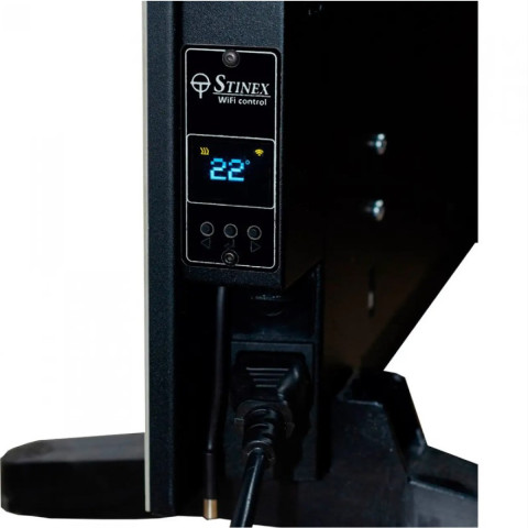 Обігрівач керамічний до 16 м2 Stinex PLC-T 500-1000/220 Wi-Fi лофт (45 х 90 см) 1000 Вт з терморегулятором