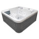 Гідромасажний СПА-басейн Wellis Pluto 200x200x89 см 4-5-місний 35+ форсунок Угорщина