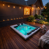 Гидромассажный СПА-бассейн Classic Budget SPA Paris 5 220x195x79 см 5-местный 30+ форсунок