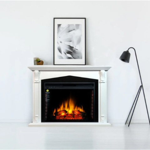 Камінокомплект ArtiFlame Praga AF33 білий б'янко (99.5 х 138.8 см)
