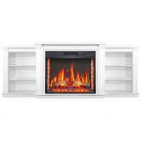 Камінокомплект ArtiFlame Parliament AF28S білий б'янко (198 x 79.5 см) зі звуком