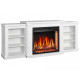 Камінокомплект ArtiFlame Parliament AF28S білий б'янко (198 x 79.5 см) зі звуком