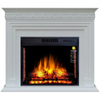 Камінокомплект ArtiFlame Pratella AF28S білий б'янко (101 х 117.1 см), зі звуком