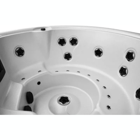Гідромасажний СПА-басейн Leisurescape Torque Round 200x200x90 см 5-місний 30+ форсунок