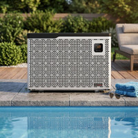 Тепловий насос для басейну до 110 м³ INVERPAC PX інверторний 25 кВт з WiFi. Працює також на охолодження