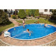 Протитечія NEW AquaJet 50, 50 м3/год (Чехія) Azuro, 1.1 кВт, 220 В, навісна з LED освітленням
