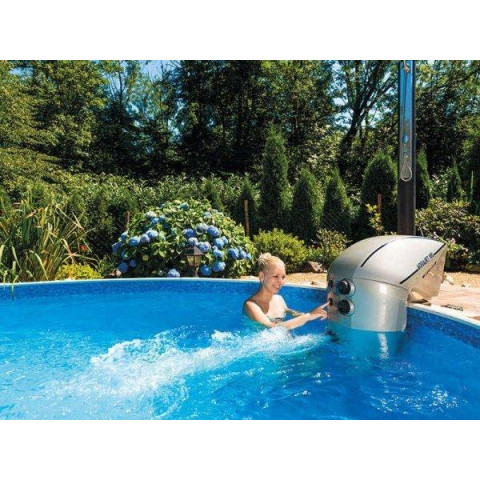 Протитечія AquaJet 100, 100 м.куб/год (Чехія) Azuro, 1.1 кВт, 220 В, навісна з LED освітленням