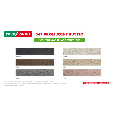 Затирка 547 тон Pierre (Натуральний), 25кг PROLIJOINT RUSTIC