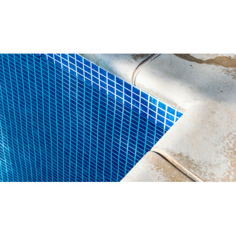 Армована мембрана StoneFlex, синя мозаїка MATRIX BLUE, 1,65 з лаковим покриттям