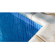 Армована мембрана StoneFlex, синя мозаїка MATRIX BLUE, 1,65 з лаковим покриттям