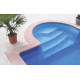 Камінь 25 бортовий 50х25, Rustique bullee,тон Rose Provence