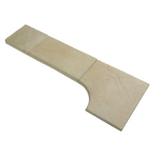 Камінь CALCARA 60х32х3,5 см бортовий , тон Ivoire