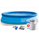 Надувний басейн Intex Easy Set 28132 (366x76 см) з фільтр-насосом картриджний круглий дитячий