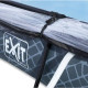 Нідерландський каркасний басейн EXIT 300x200x65 см прямокутний для дітей із картриджним фільтром 3,7 м³ з куполом під камінь
