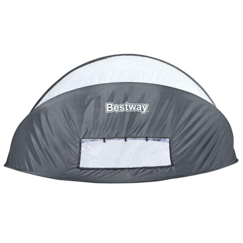 Каркасний басейн Bestway 366x100 см круглий з картриджним фільтром 9,2 м³ з куполом та сходами та складаним куполом (5619N)