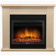 Камінокомплект електричний Dimplex IDaMebel Agata молочний дуб з каміном Electrolux EFP/P-2520LS