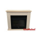Камінокомплект електричний Dimplex IDaMebel Agata молочний дуб з каміном Electrolux EFP/P-2520LS