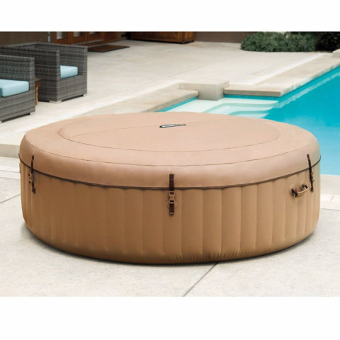Надувний СПА-джакузі Intex PureSpa Bubble Therapy круглий 216x71 см 4-6-місний аеромасаж