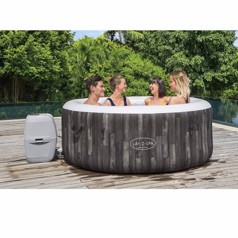 Надувний СПА-джакузі Bestway Lay-Z-Spa Bahamas круглий 180x66 см 2-4-місний аеромасаж