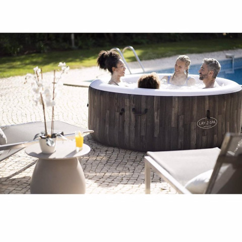 Надувний СПА-джакузі Bestway Lay-Z-Spa Bahamas круглий 180x66 см 2-4-місний аеромасаж