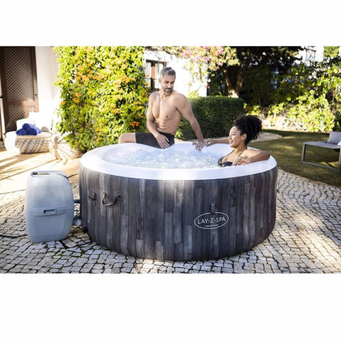 Надувний СПА-джакузі Bestway Lay-Z-Spa Bahamas круглий 180x66 см 2-4-місний аеромасаж