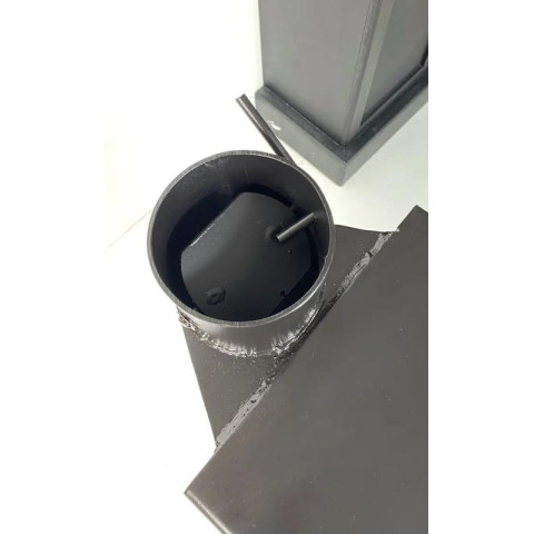 Піч буржуйка на дровах до 50 м² Metalzavod BP-60 7 кВт (295х645х715мм).Підходить для опалення будинку, лазні, в гараж, для теплиці
