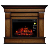 Камінокомплект ArtiFlame Albion Corner AF23S Дуб антик, зі звуком (90 х 110.6 см) кутовий