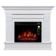Камінокомплект кутовий ArtiFlame Albion Corner AF23S Білий б'янко, зі звуком (110.6 х 90 х 70 см)
