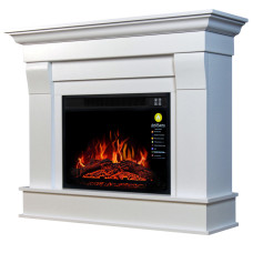 Камінокомплект ArtiFlame Albion Corner AF23 Білий б'янко (110.6 х 90 х 70 см) кутовий