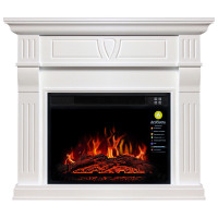 Камінокомплект ArtiFlame Beethoven АF23S білий б'янко зі звуком (98 х 85 х 35 см)