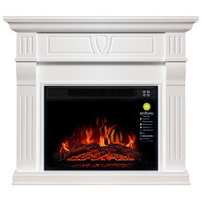 Камінокомплект ArtiFlame Beethoven АF23S білий б'янко зі звуком (98 х 85 х 35 см)