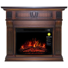 Камінокомплект ArtiFlame Beethoven АF23S махагон коричневий антик зі звуком (98 х 85 х 35 см)