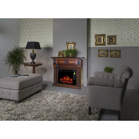 Камінокомплект ArtiFlame Beethoven АF23S махагон коричневий антик зі звуком (98 х 85 х 35 см)