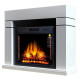 Камінокомплект ArtiFlame Lindos AF28S білий б'янко (124 х 99.5 х 34.6 см) зі звуком