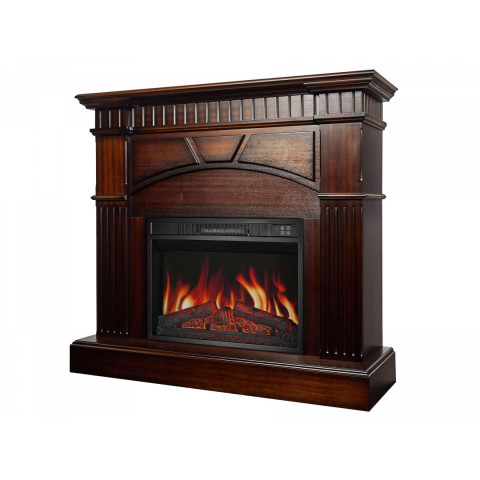 Камінокомплект ArtiFlame York AF23S махагон коричневий антик (108.6 х 99.8 х 36.5 см) зі звуком