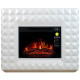 Камінокомплект ArtiFlame Diamond AF23S білий б'янко (107.5 х 90.5 см) зі звуком