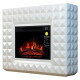 Камінокомплект ArtiFlame Diamond AF23S білий б'янко (107.5 х 90.5 см) зі звуком