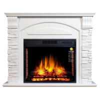 Камінокомплект ArtiFlame Alioth AF28S білий б'янко (120 х 97.9 х 35.2 см) зі звуком