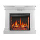 Камінокомплект ArtiFlame Lester AF28S білий б'янко (113 х 98 х 32.5 см) зі звуком