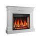 Камінокомплект ArtiFlame Lester AF28S білий б'янко (113 х 98 х 32.5 см) зі звуком