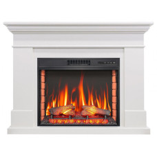 Камінокомплект ArtiFlame Sacramento AF28S білий б'янко (119 х 100 х 35 см) зі звуком