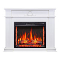 Камінокомплект ArtiFlame Neoclassic AF28 білий б'янко (117.9 х 95.8 х 34.5 см) зі звуком