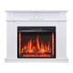 Камінокомплект ArtiFlame Neoclassic AF28 білий б'янко (117.9 х 95.8 х 34.5 см) зі звуком