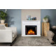Камінокомплект ArtiFlame Neoclassic AF28 білий б'янко (117.9 х 95.8 х 34.5 см) зі звуком